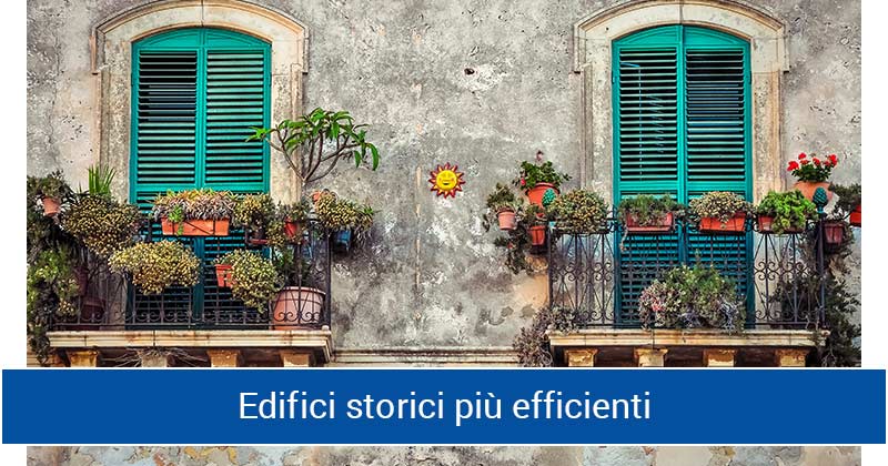 Riqualificazione energetica edificio storico